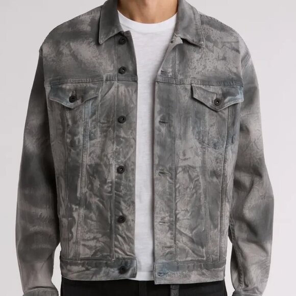 PRPS Constructive Denim Jacket in Greystone